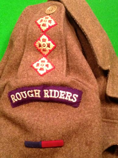 WW2 War Aid Battledress Blouse - Rough Riders.