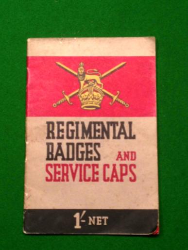 Booklet Regimental Badges and Service Caps.