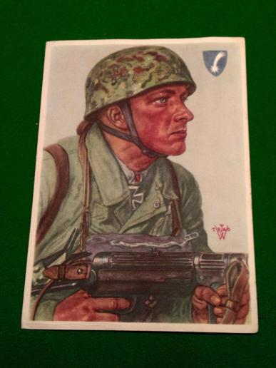 WW2 German postcard  - Willrich - Fw.Arpte.