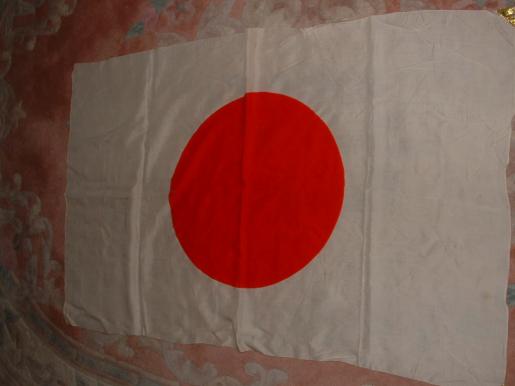 JAPANESE WW2 COTTON FLAG, SMALL SIZE.