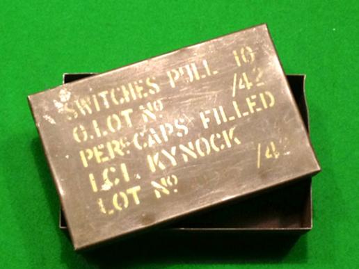WW2 British Pull Switch Tin.