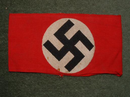 NSDAP/PARTY ARMBAND, LINEN BEVO CONSTRUCTION.