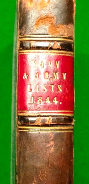 Naval & Army Lists 1844.
