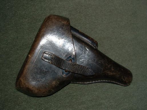 HARD SHELL P38 THIRD REICH HOLSTER WELL MARKED.