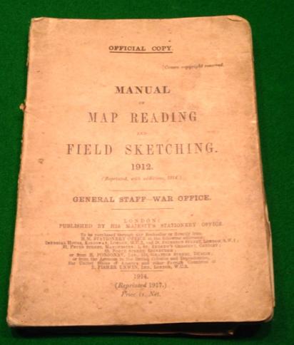 1914ed - 1917 Manual of Map Reading & Field Sketching.