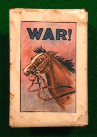 WW1 Blue Cross Animals in War Matchbox cover.