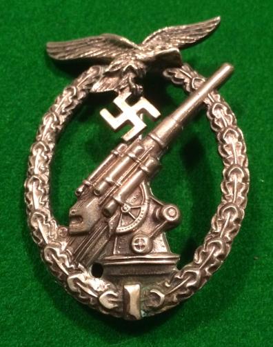 Luftwaffe Flak Badge, C.E.Juncker 1st Pattern