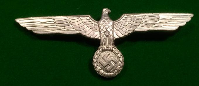 WW2 German Officer's Alloy Breast Eagle. 