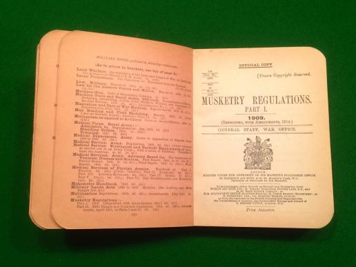 1914 Musketry Regulations Pt I