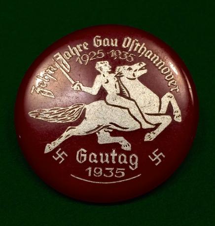 1935 Gautag OstHannover Daybadge.