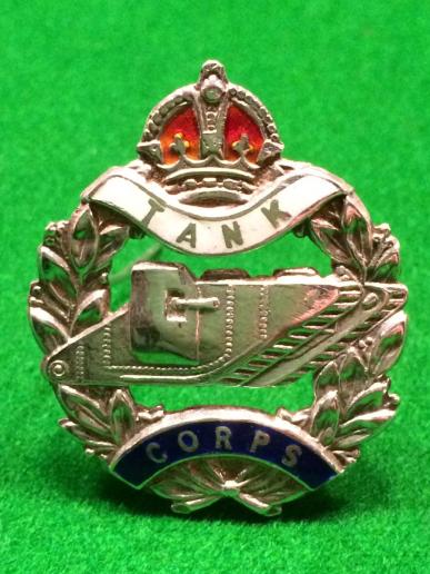 Tank Corps Silver Sweetheart badge.