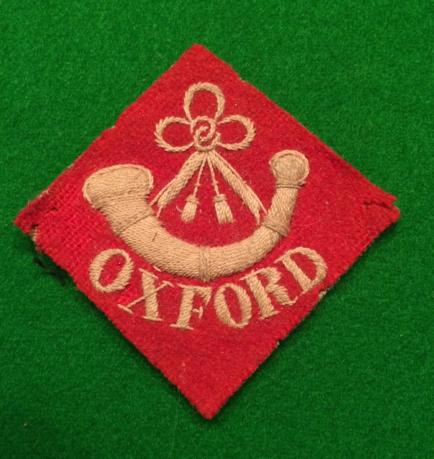 Oxfordshire Light Infantry Pagri Badge.