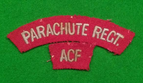 Parachute Regiment ACF shoulder title.