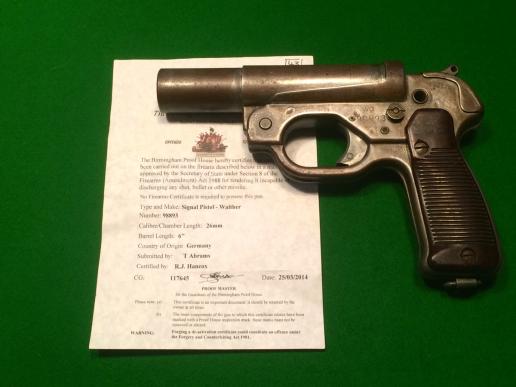 WW2 Leuchtpistole 42 Signal Pistol.