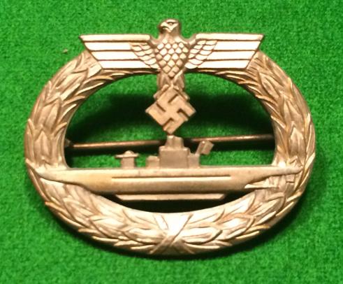 WW2 German U-Boat War Badge.