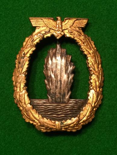 WW2 Kriegsmarine Minesweeper War Badge - Schwerin.