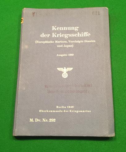 1940 Kriegsmarine Warship Identification Manual.