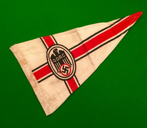 Third Reich D.D.A.C. Vehicle Pennant.