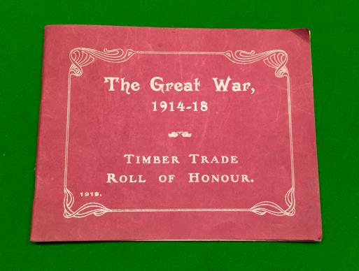 Timber Trade Roll of Honour - 1914 -18