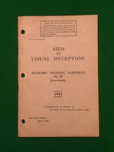 1943 Manual Aids to Visual Deception.