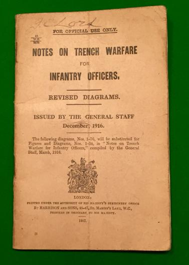 WW1 British Trench Warfare Manual II.