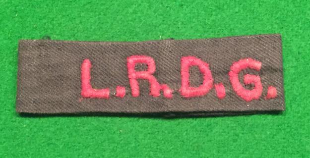 Original L.R.D.G. Slip-On Shoulder title.