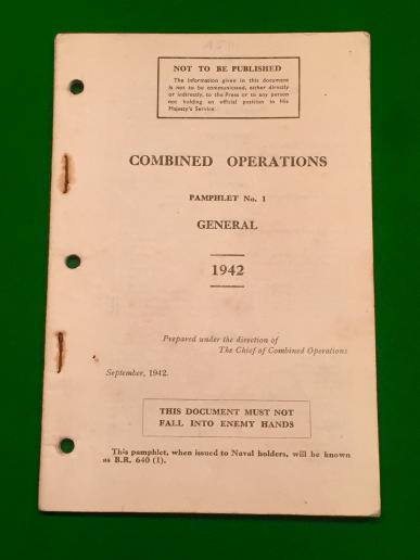 Combined Operations Pamphlet No.1 General.