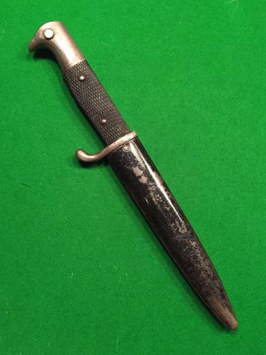 WW1 ' Bird's beak ' German Fighting Knife. 