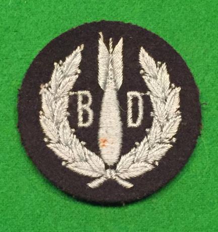 RAF Bomb Disposal Sleeve badge.