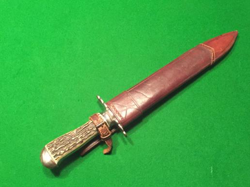 53rd ( Welsh ) Infantry Division Souvenir Bowie Knife.