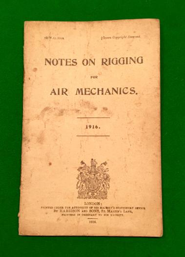 RFC 1916 Manual - Notes on Rigging for Air Mechanics.