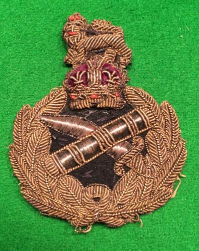 British General Officer K/C Bullion Cap Badge.