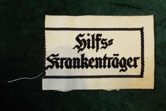 ARMBAND FOR STRETCHER BEARER/HELPER.