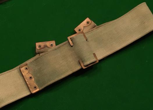 1940 Dated '08 Pattern Webbing Belt.