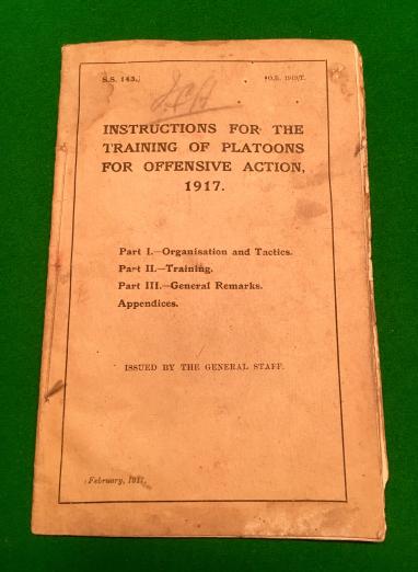 1917 Instructions for the Training of Platoons for Offensive Action.