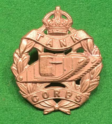 WW1 O/R's Tank Corps Capbadge.