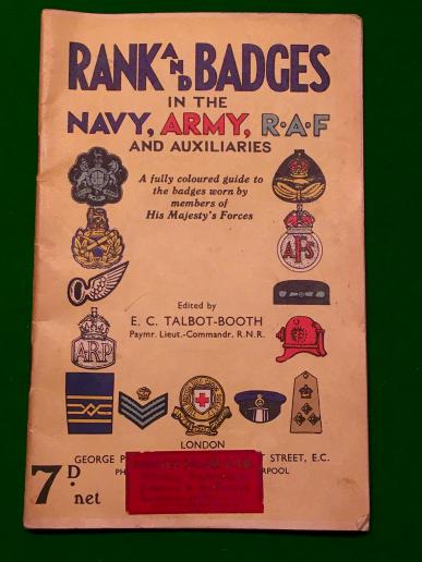 Wartime guide to Rank & Badges in the forces.