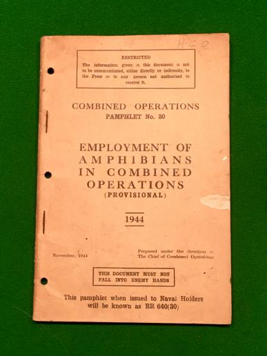 1944 Manual - Employment of Amphibians in Combined Ops.