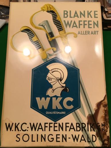 WKC Advertising Sign.