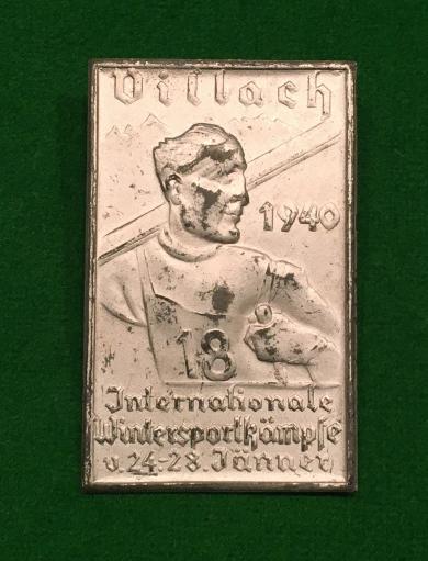 1940 Villach Winter sports Day Badge.