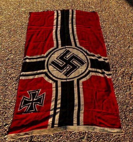 German Third Reich Kriegsmarine Battle Flag.