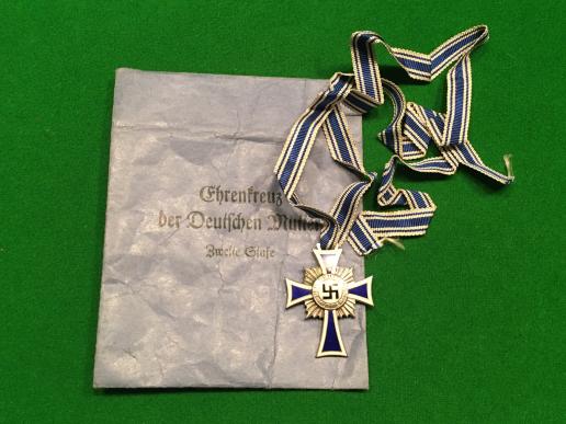 Mother's Cross in Silver with Original Packet.