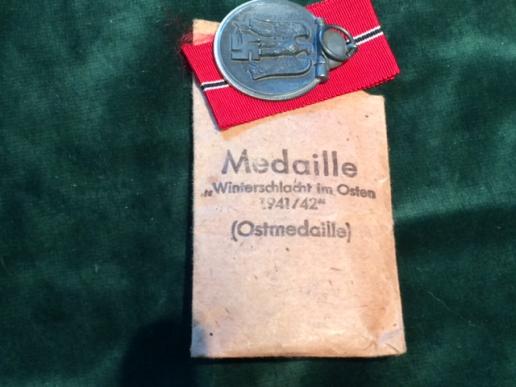 UNISSUED/MINT EASTERN FRONT MEDAL IN PACKET!