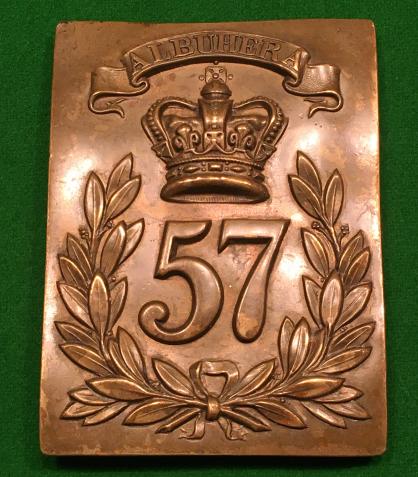 Victorian 57th Regt.of Foot Shoulder Belt Plate.