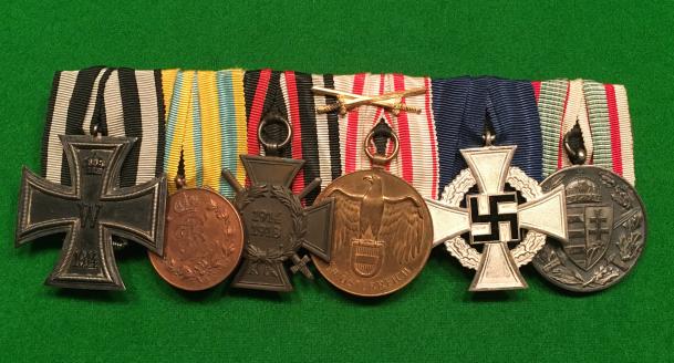 WW1 Austrian/Third Reich Medal Bar.