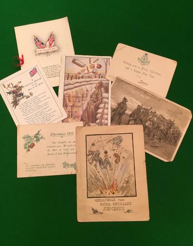 WW1 Christmas Card selection.