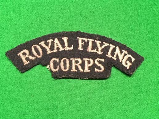 WW1 RFC O/R's Shoulder Title.