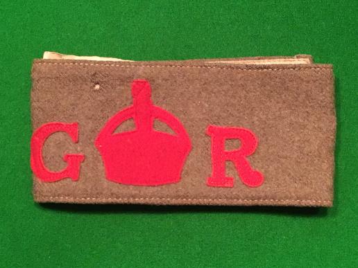 WW1 British Derby Scheme Armband - Hereford Volunteers.