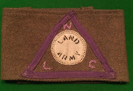 WW1 Land Army Armband.