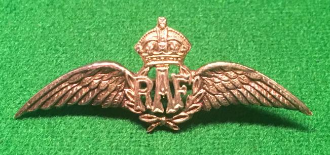 9ct Gold RAF WW1 Sweetheart badge.